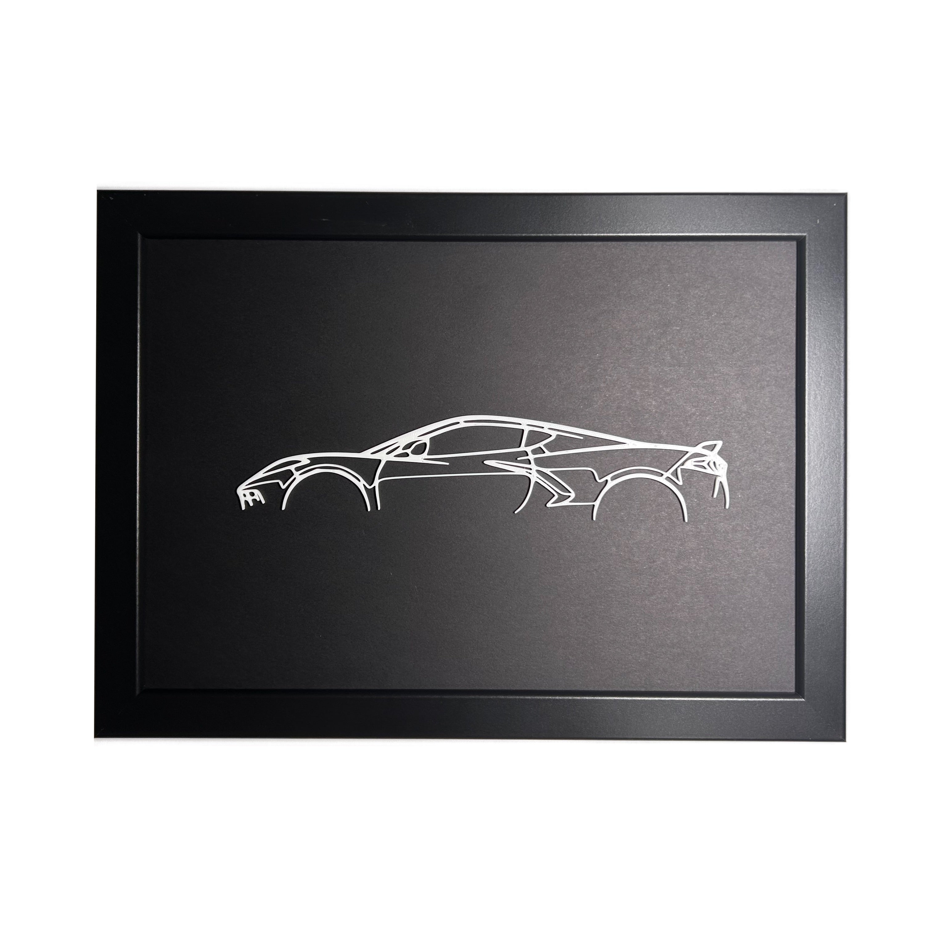 Outline Chevrolet Corvette C8