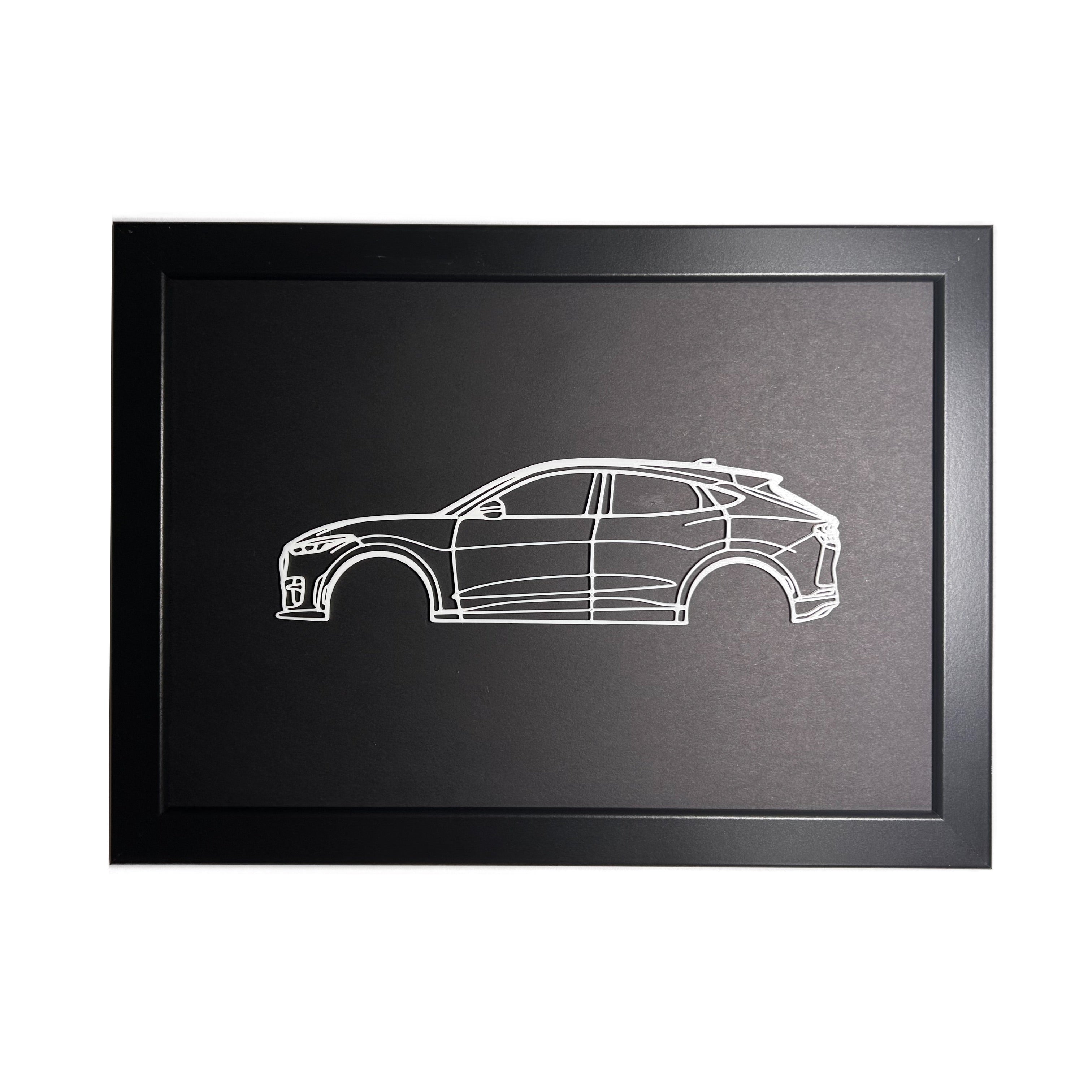 Outline Ford Mustang