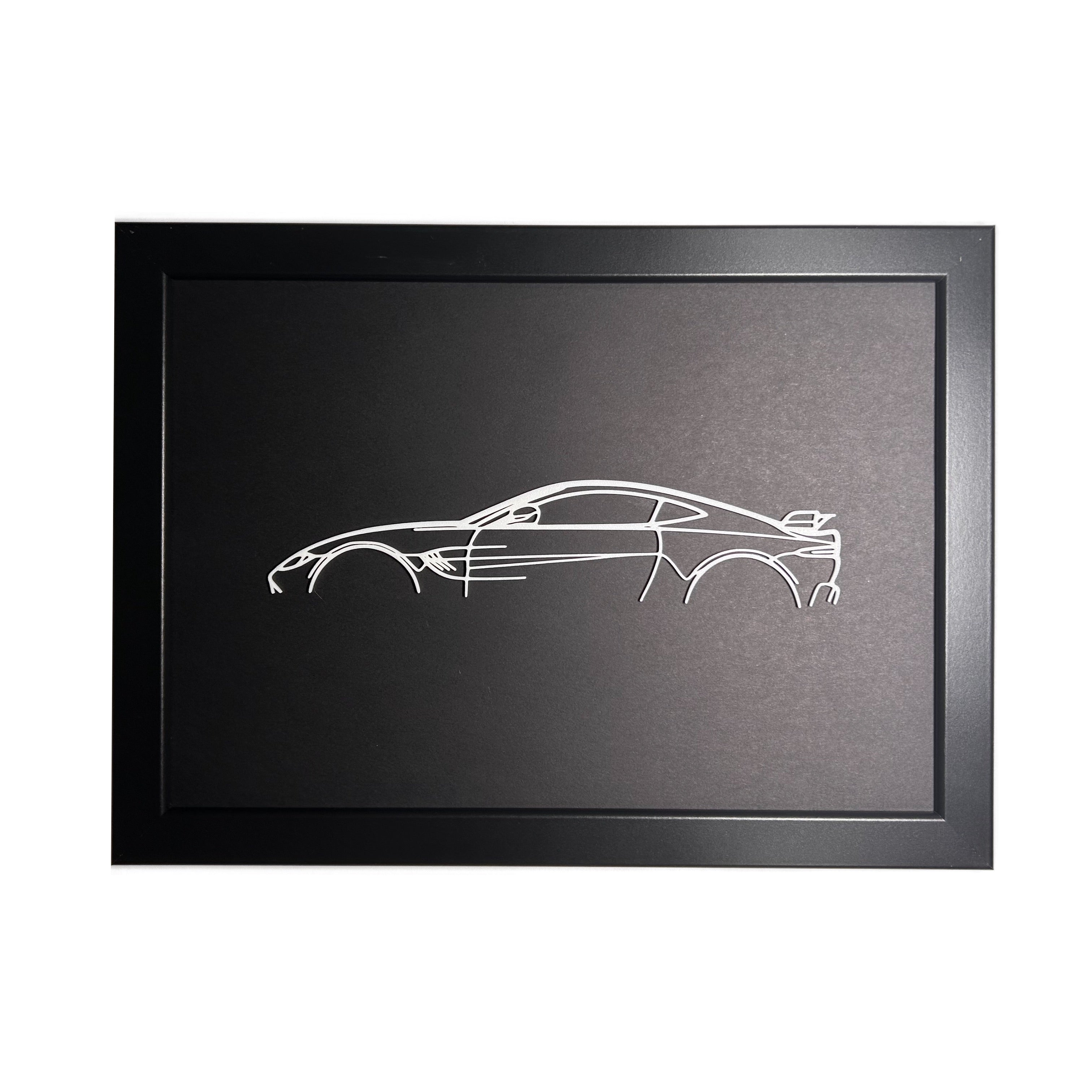 Outline Aston Martin Vantage
