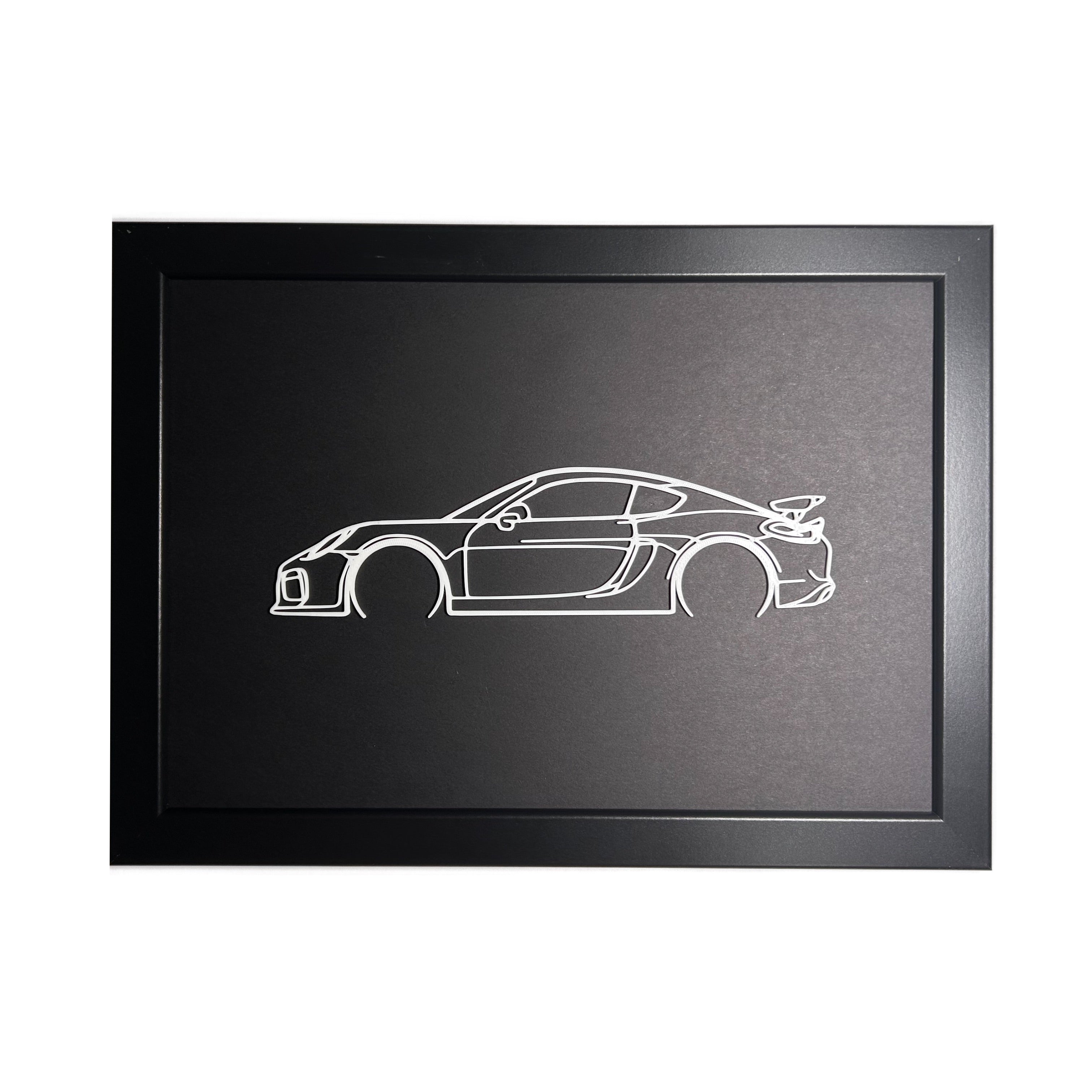 Outline Porsche Cayman GT4