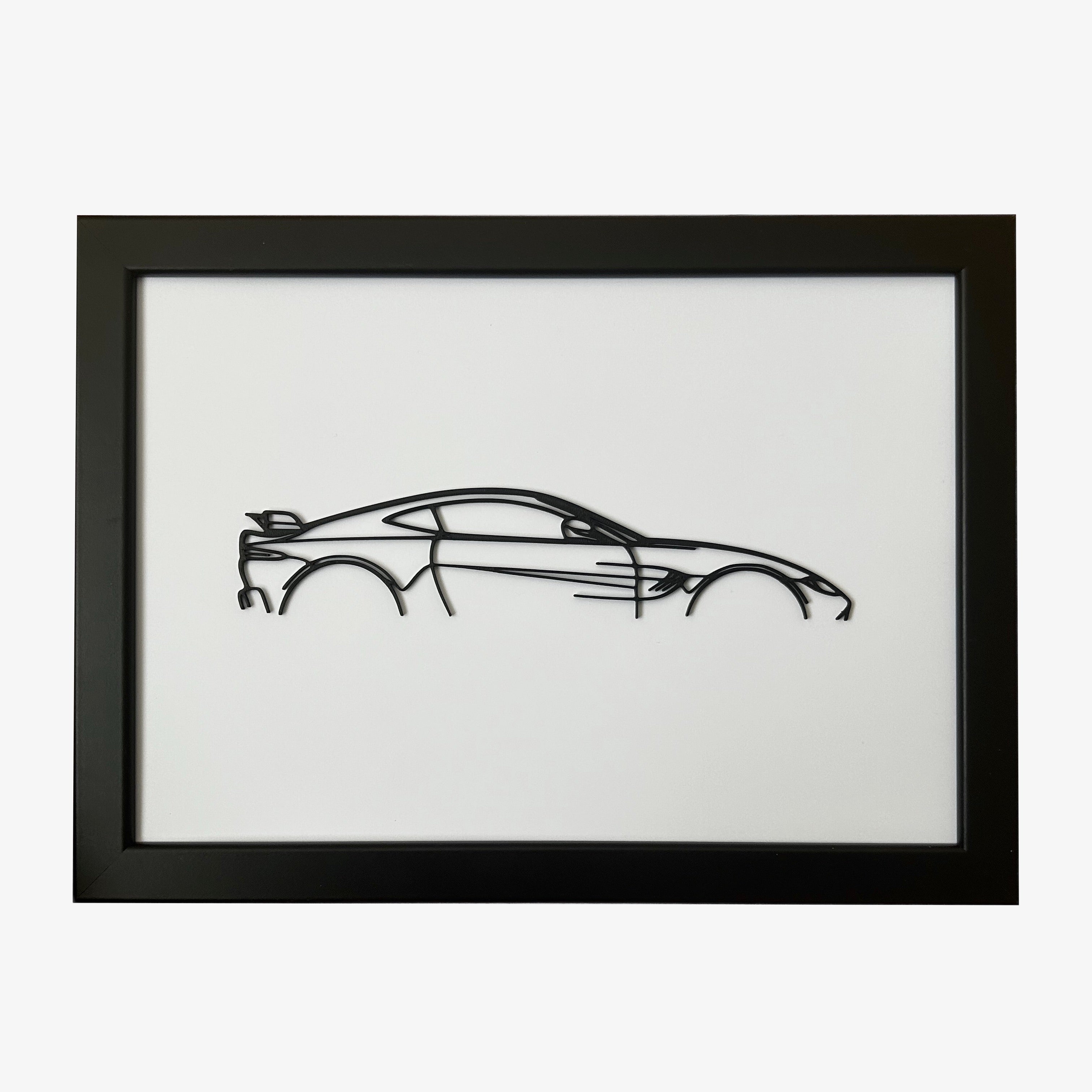 Outline Aston Martin Vantage