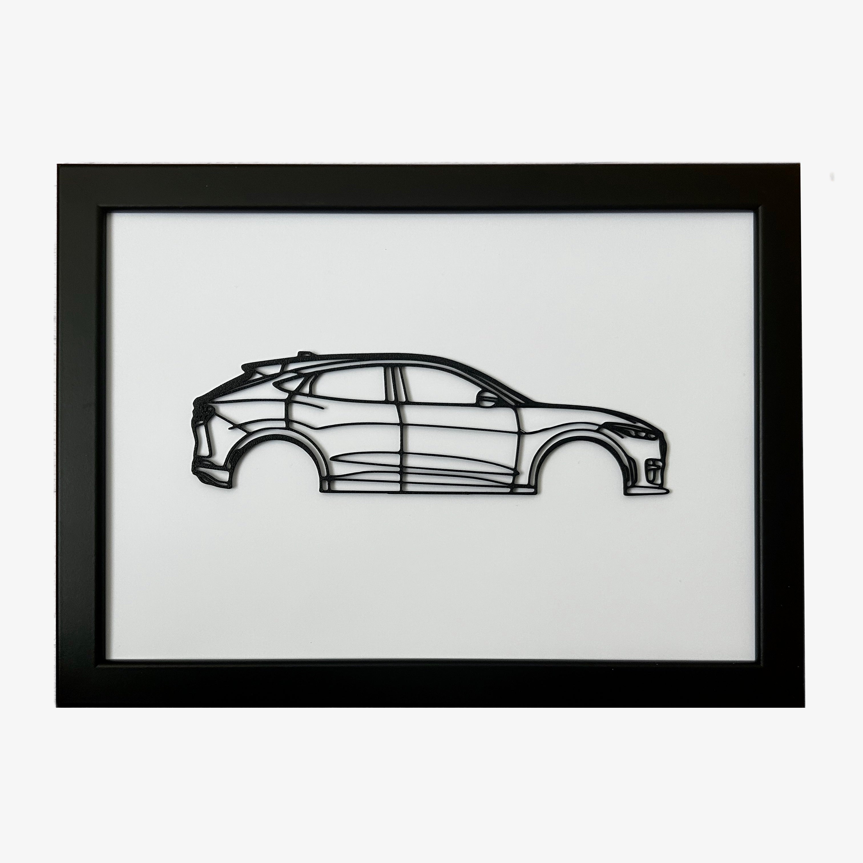 Outline Ford Mustang