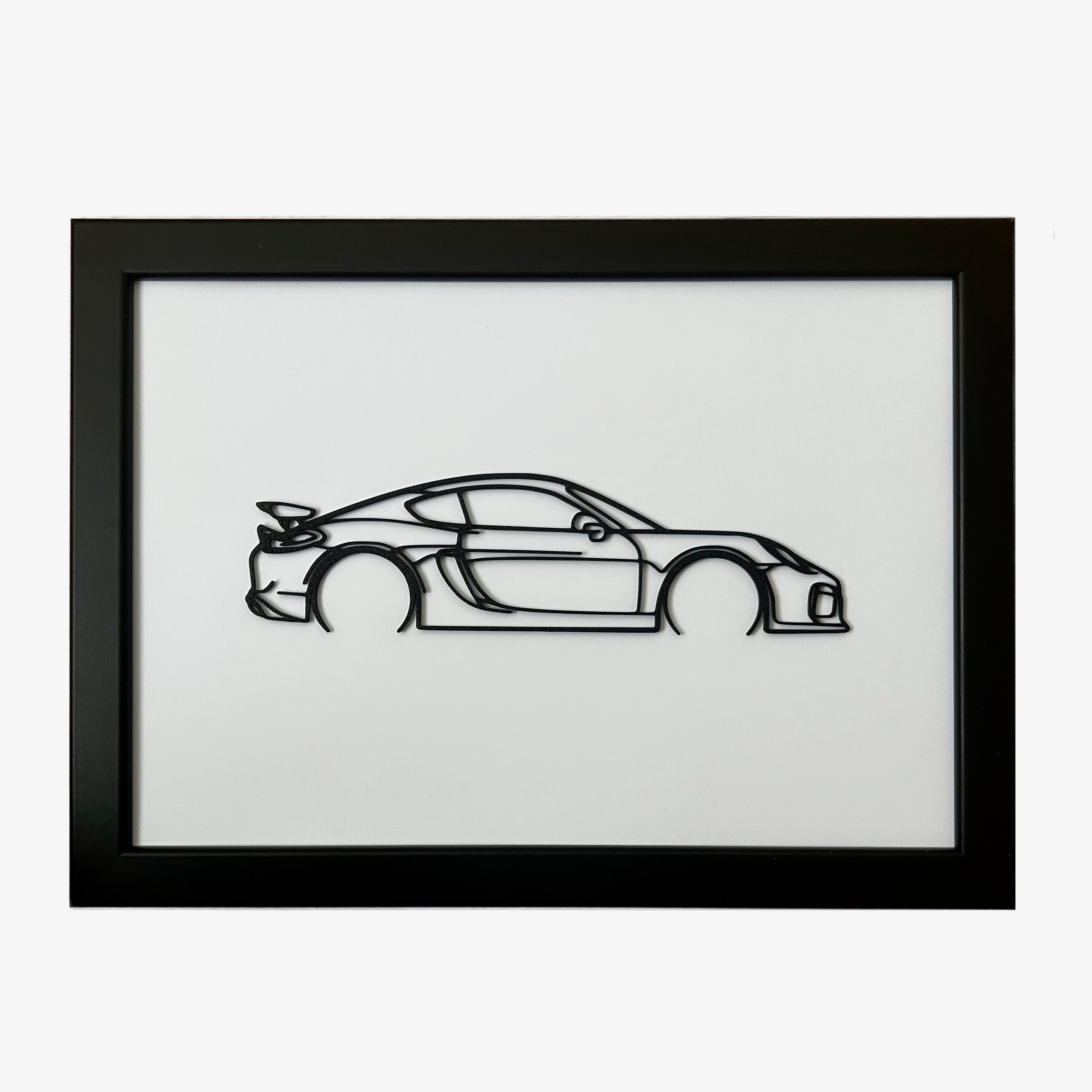 Outline Porsche Cayman GT4